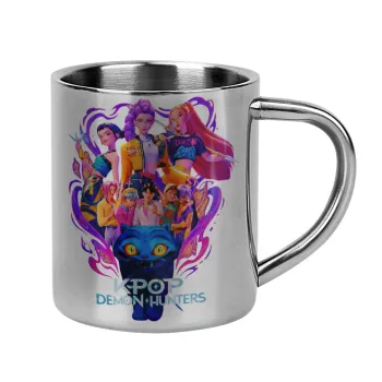 kpop Demon Hunters Huntrix, Mug Stainless steel double wall 300ml
