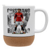 Ceramic coffee mug Cork (MAT), 330ml