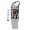 GREY color, 890ml (30oz) stainless Steel Tumbler with Handle