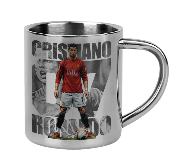 Cristiano Ronaldo (Κριστιάνο Ρονάλντο) — Mug Stainless steel double wall 300ml