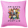 Sofa cushion Pink 50x50cm includes filling