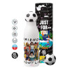 Soccer Metal mug thermos, double wall, 550ml