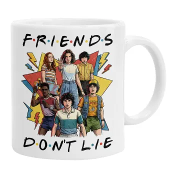 Friends Dont Lie, Stranger Things, Κούπα, κεραμική, 330ml