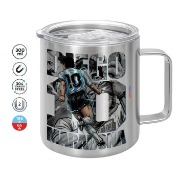 Diego Maradona (Ντιέγκο Μαραντόνα), Mug Stainless steel double wall 300ml