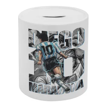 Diego Maradona (Ντιέγκο Μαραντόνα), Κουμπαράς πορσελάνης με τάπα