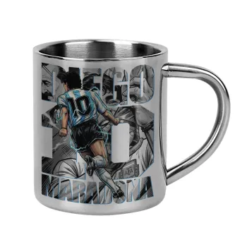 Diego Maradona (Ντιέγκο Μαραντόνα), Mug Stainless steel double wall 300ml