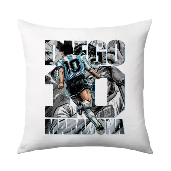 Diego Maradona (Ντιέγκο Μαραντόνα), Sofa cushion 40x40cm includes filling