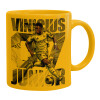 Ceramic coffee mug yellow, 330ml