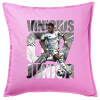 Sofa cushion Pink 50x50cm includes filling