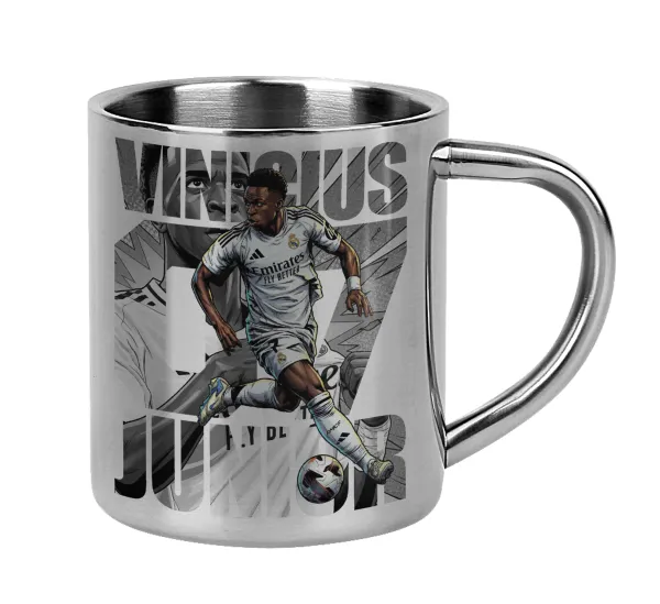 Vinícius Júnior (Βινίσιους Ζούνιορ) — Mug Stainless steel double wall 300ml