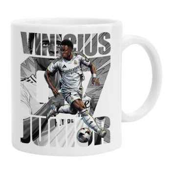 Vinícius Júnior (Βινίσιους Ζούνιορ), Ceramic coffee mug, 330ml