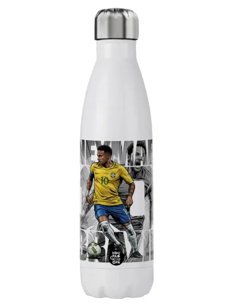 Neymar (Νεϊμάρ) — Μεταλλικό παγούρι θερμός (Stainless steel), διπλού τοιχώματος, 750ml