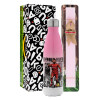Easter Set, Metallic pink/white (Stainless steel) thermos, double-walled, 500ml & aromatic flat Easter candle (30cm) (PINK)