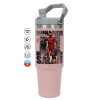 Pink color, 890ml (30oz) stainless Steel Tumbler with Handle