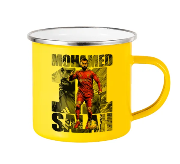 Mohamed Salah (Μοχάμεντ Σαλάχ) — Yellow Enamel Metallic Cup 360ml
