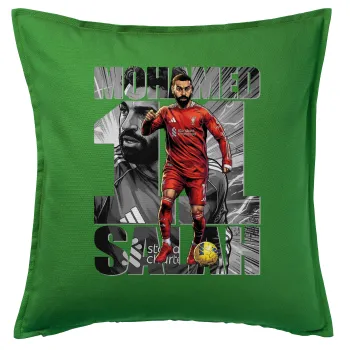Mohamed Salah (Μοχάμεντ Σαλάχ), Sofa cushion Green 50x50cm includes filling