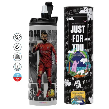 Mohamed Salah (Μοχάμεντ Σαλάχ), Tumbler stainless steel GREY 600ml