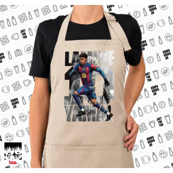 Lamine Yamal (Λαμίν Γιαμάλ), Ποδιά μακριά Σεφ ολόσωμη με τσέπες SAND (ΕΝΗΛΙΚΩΝ)