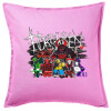 Sofa cushion Pink 50x50cm includes filling