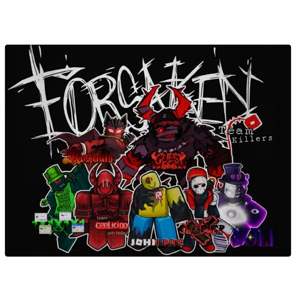 Roblox Forsaken — Επιφάνεια κοπής γυάλινη (38x28cm)