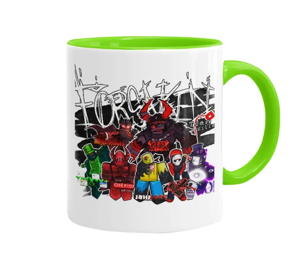 Roblox Forsaken — Κούπα χρωματιστή βεραμάν, κεραμική, 330ml