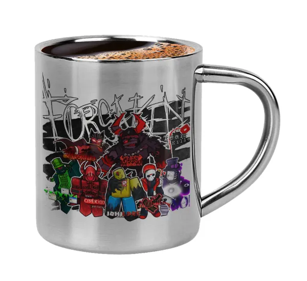 Roblox Forsaken — Κουπάκι μεταλλικό διπλού τοιχώματος για espresso (220ml)