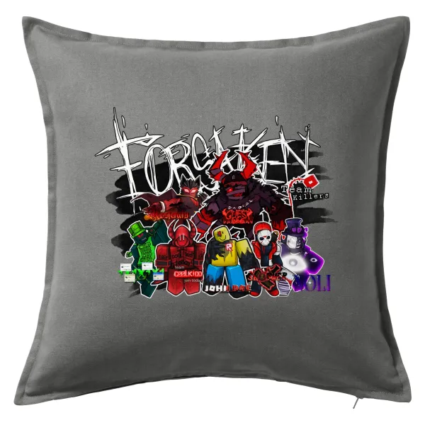 Roblox Forsaken — Sofa cushion Grey 50x50cm includes filling