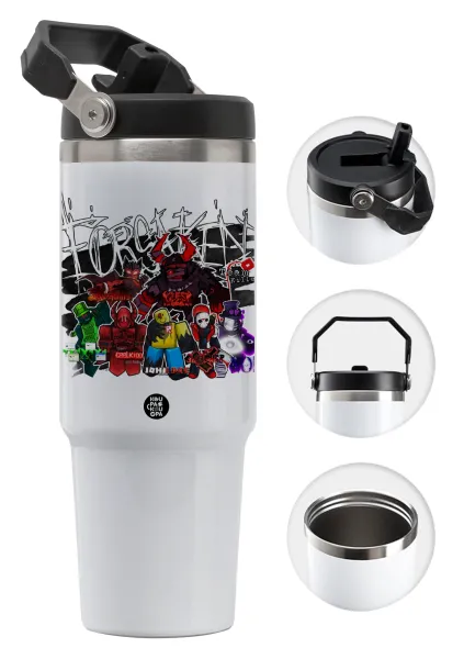 Roblox Forsaken — 30oz stainless Steel Tumbler with Handle