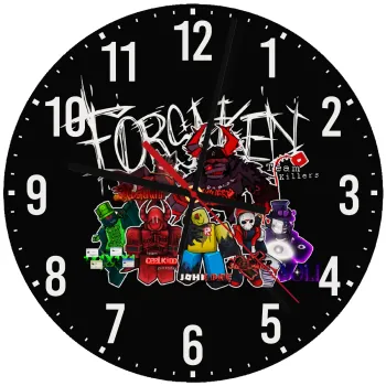 Roblox Forsaken, Ρολόι τοίχου ξύλινο (30cm)
