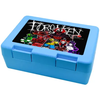 Roblox Forsaken, Children's cookie container LIGHT BLUE 185x128x65mm (BPA free plastic)