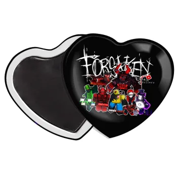 Roblox Forsaken, Μαγνητάκι καρδιά (57x52mm)