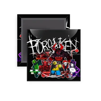 Roblox Forsaken, Μαγνητάκι ψυγείου τετράγωνο διάστασης 5x5cm
