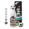 Soccer Metal mug thermos, double wall, 550ml