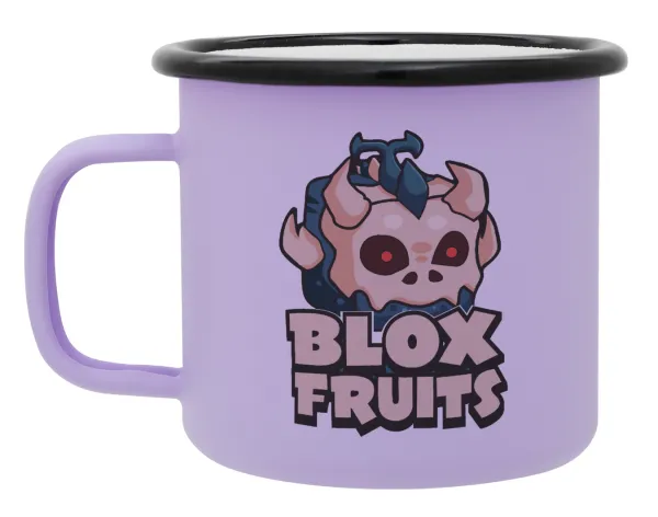 Roblox Blox Fruits — Κούπα Μεταλλική εμαγιέ ΜΑΤ Light Pastel Purple 360ml