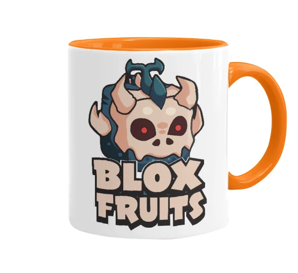 Roblox Blox Fruits — Κούπα χρωματιστή πορτοκαλί, κεραμική, 330ml