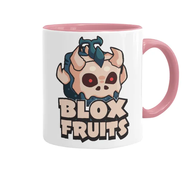 Roblox Blox Fruits — Κούπα χρωματιστή ροζ, κεραμική, 330ml