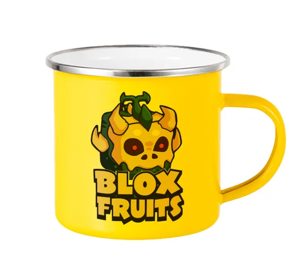Roblox Blox Fruits — Yellow Enamel Metallic Cup 360ml