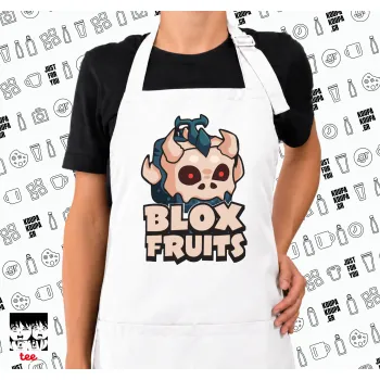 Roblox Blox Fruits, Ποδιά μακριά Σεφ ολόσωμη με τσέπες white (ΕΝΗΛΙΚΩΝ)