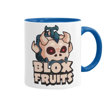 Roblox Blox Fruits, Mug colored blue, ceramic, 330ml