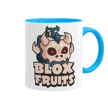 Roblox Blox Fruits, Mug colored light blue, ceramic, 330ml