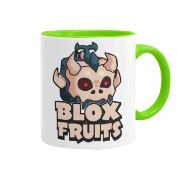 Roblox Blox Fruits, Mug colored light green, ceramic, 330ml