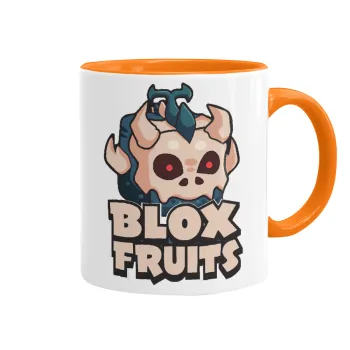 Roblox Blox Fruits, Mug colored orange, ceramic, 330ml