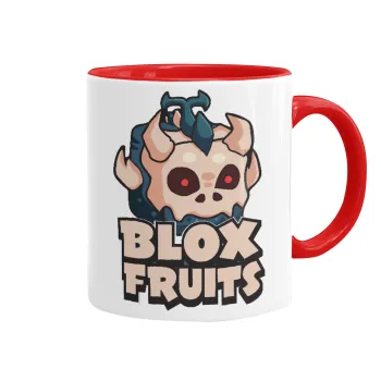 Roblox Blox Fruits, Mug colored red, ceramic, 330ml