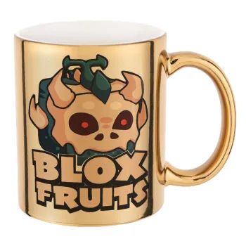 Roblox Blox Fruits, Mug ceramic, gold mirror, 330ml
