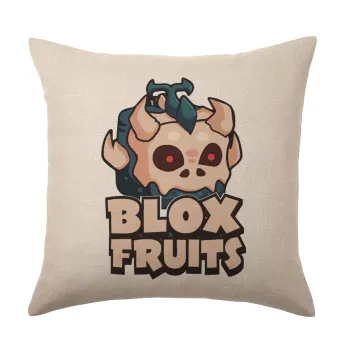 Roblox Blox Fruits, Μαξιλάρι καναπέ ΛΙΝΟ 40x40cm περιέχεται το  γέμισμα
