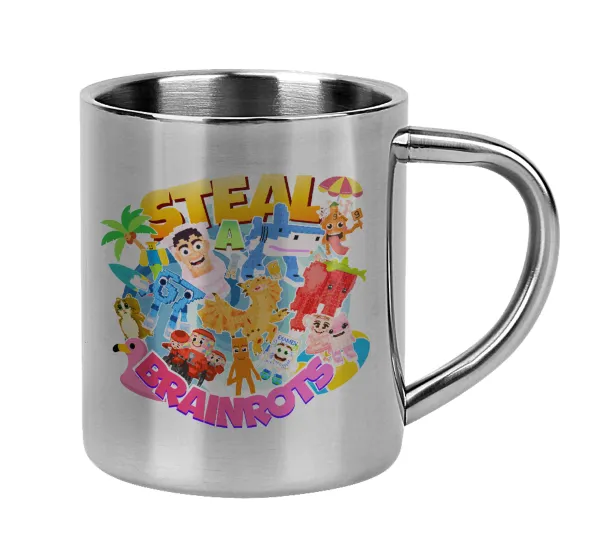 Roblox Steal a Brainrot — Κούπα Ανοξείδωτη διπλού τοιχώματος 300ml