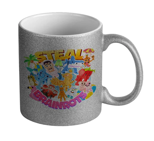 Roblox Steal a Brainrot — Glitter Ασημένια