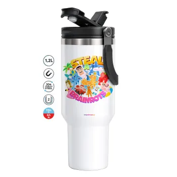 Roblox Steal a Brainrot, Mega Stainless steel Tumbler with lid, double wall 1,2L