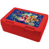 Children's cookie container RED 185x128x65mm (BPA free plastic)
