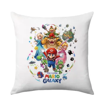 Mario Galaxy, Μαξιλάρι καναπέ 40x40cm περιέχεται το  γέμισμα